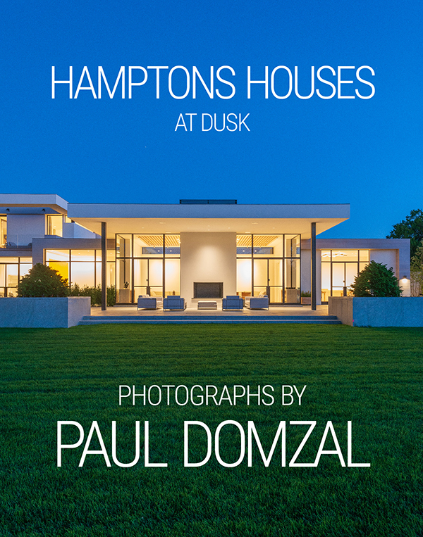 Hamptons Houses at Dusk